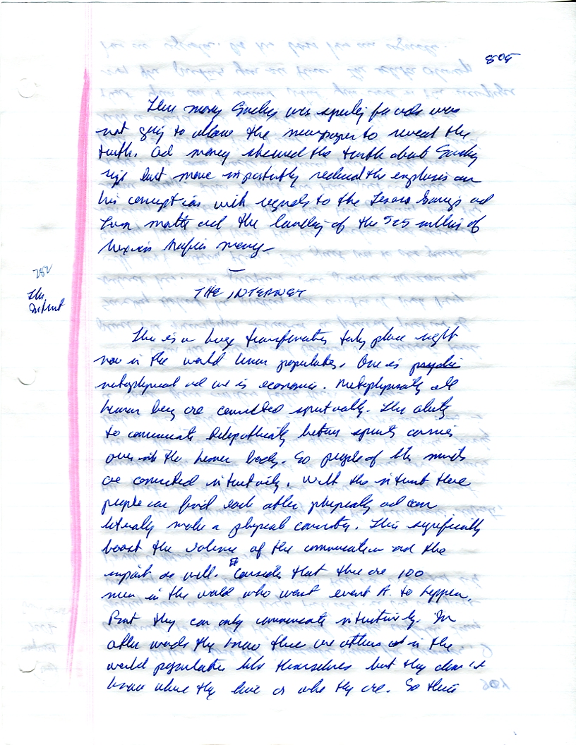 Dr John WorldPeace 2008 Prison Journal